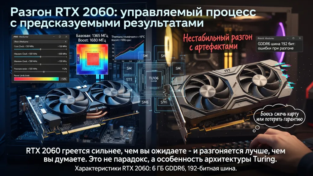 Разгон и температуры RTX 2060: что нужно знать