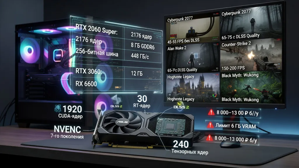 RTX 2060 в 2026 году: актуальна ли карта для современных игр