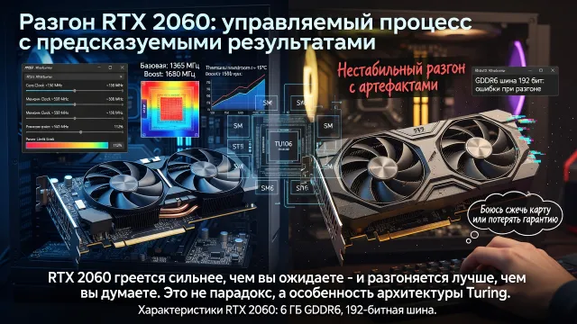 Разгон и температуры RTX 2060: что нужно знать